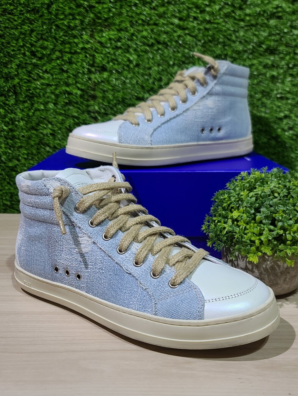 P448 Women's Skate Denim High-Top Sneakers / EU 40 NEW